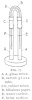 FIG. 17.<br> A&nbsp;A, glass tubes.<br> B, curved glass tube.<br> C rubber tubes.<br> E, water surface.<br> F, brine surface.