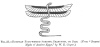 FIG. 35.EGYPTIAN FOUR-WINGED SERPENT, CHANUPHIS, OR BAIT. (<i>From</i> <i>Serpent Myths of Ancient Egypt</i>, <i>by W. R. Cooper</i>.)