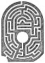 FIG. 120.—Maze by W. H. Nesfield, in R.H.S. Gardens, South Kensington, <i>circ.</i> 1862. (From R.H.S. Guide.)