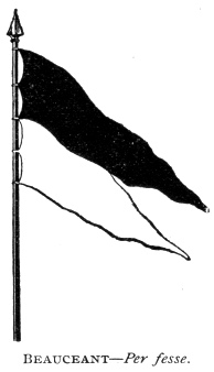 BEAUCEANT<i>Per fesse</i>.