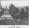 THUNDER TIPI.<br> (“Lookout Butte” in distance.)