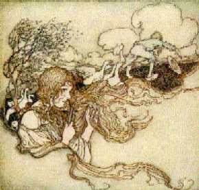 Goose Girl, by Rackham