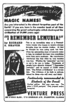 Advertisement for I Remember Lemuria